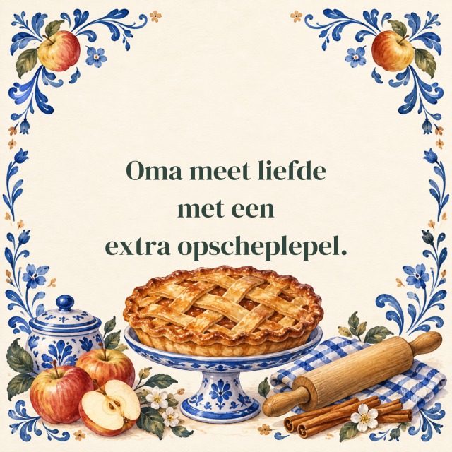 Bij oma smaakt alles naar meer.